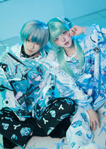 Hatsune Miku Forever Light Blue Oversized Hoodie