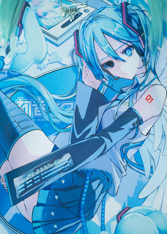 Hatsune Miku Forever Light Blue Oversized Hoodie
