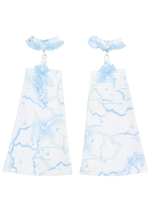 Cyber Jellyfish White Leg Warmer