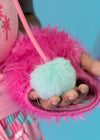 Gloomy Bear x Sophie Powers Candy Pink Faux Fur Hat