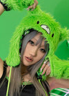 Gloomy Bear x Sophie Powers Jelly Green Faux Fur Hat