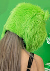 Gloomy Bear x Sophie Powers Jelly Green Faux Fur Hat
