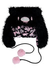 Gloomy Bear x Sophie Powers Cake Black Faux Fur Hat