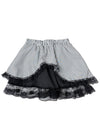 W Cross Gothic Punk Skirt