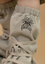 Gedraji Cryptid Corpse Beige Leg Warmer