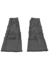Gedraji Cryptid Corpse Dark Grey Leg Warmer