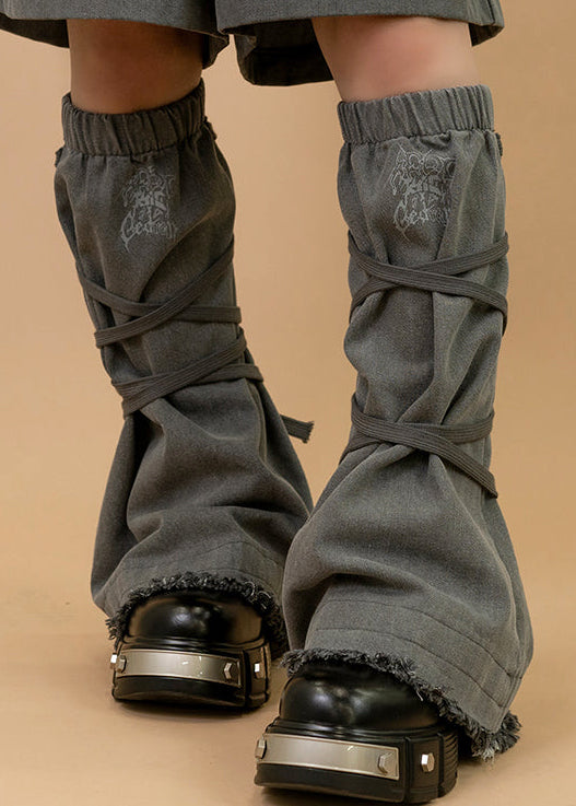 Gedraji Cryptid Corpse Dark Grey Leg Warmer