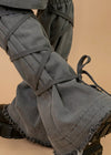 Gedraji Cryptid Corpse Dark Grey Leg Warmer
