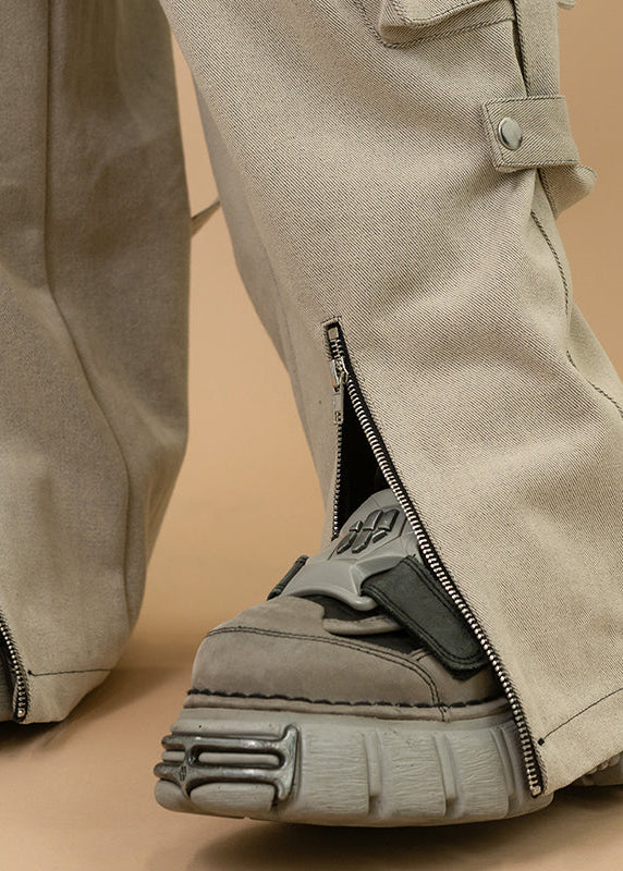Gedraji Cryptid Corpse Beige Cargo Pants