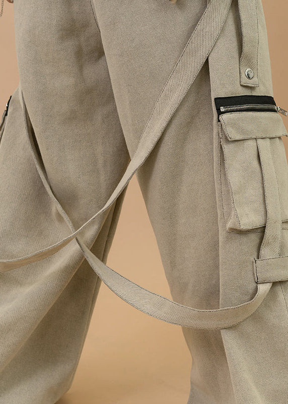 Gedraji Cryptid Corpse Beige Cargo Pants