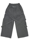 Gedraji Cryptid Corpse Dark Grey Cargo Pants