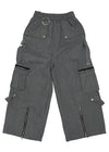 Gedraji Cryptid Corpse Dark Grey Cargo Pants