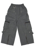 Gedraji Cryptid Corpse Dark Grey Cargo Pants