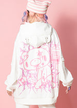 Gloomy Bear Pastel Gloomy Mesh Oversized Mesh Jacket