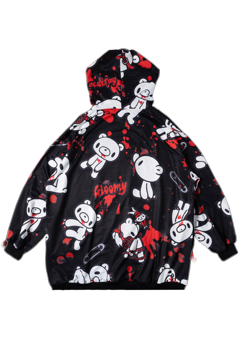 ACDC Rag X Gloomy Bear Dark Gloomy Oversized Zip Up Hoodie JR-GZP-02 ...