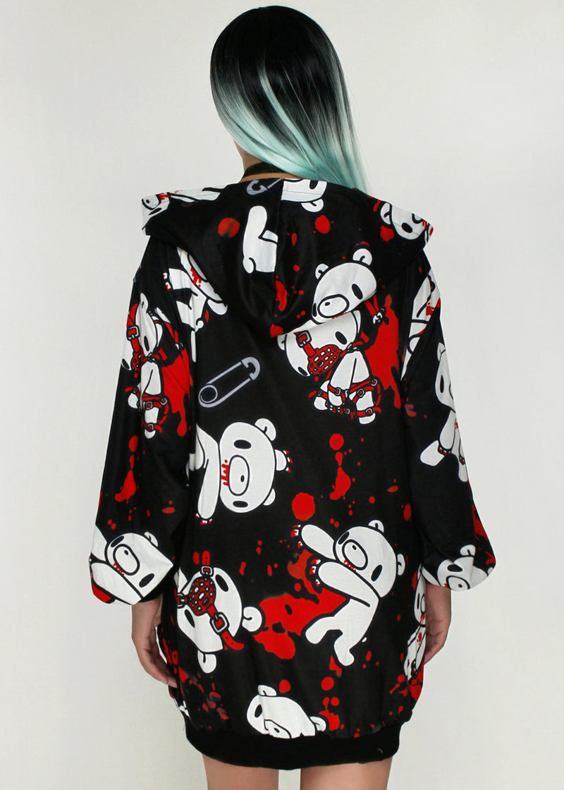 ACDC Rag X Gloomy Bear Dark Gloomy Oversized Zip Up Hoodie JR-GZP-02 ...
