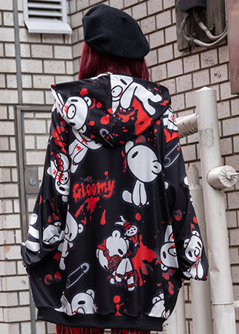 ACDC Rag X Gloomy Bear Dark Gloomy Oversized Zip Up Hoodie JR-GZP-02 ...