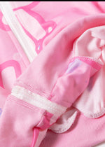 Gloomy Bear Pastel Gloomy Oversized Zip Up Hoodie