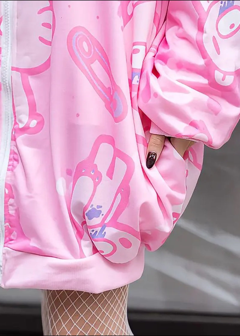 ACDC Rag X Gloomy Bear Pastel Gloomy Oversized Zip Up Hoodie JR-GZP-03 ...