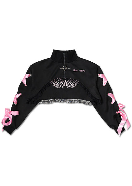 ジャケット AVANDRESS Jaya Crop Jacket BLACK ACDCRagxKUUAJR-KUCJ-