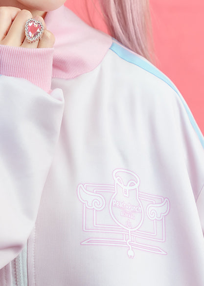 Peach Punch Idol Tenshi Jersey Zip Jacket