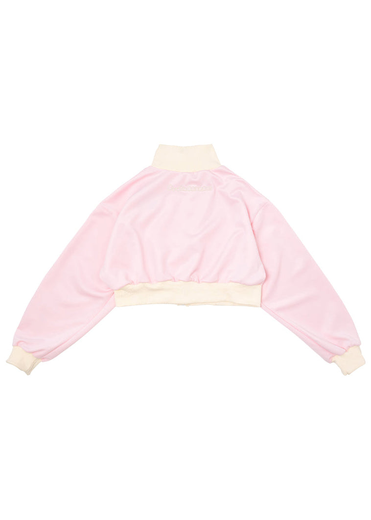 Unique Pyos Berry Bunny Cropped Jacket