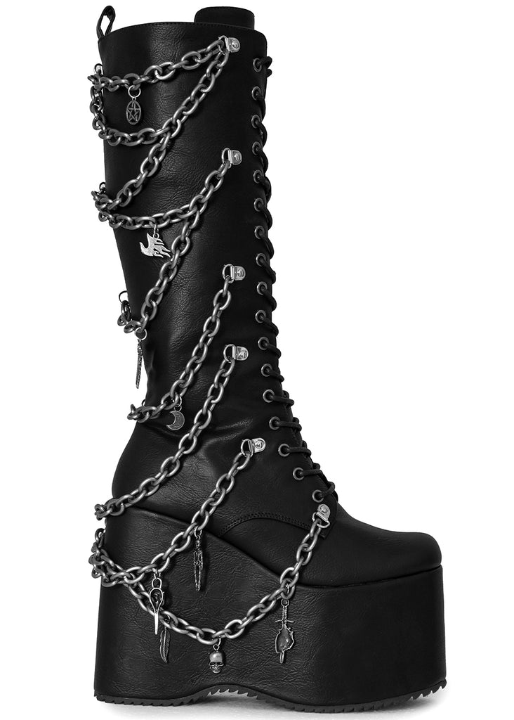  boots opium 裏原 Shop Free Your Mind by Anthony Wang CAMP MIRACLE Goth Black