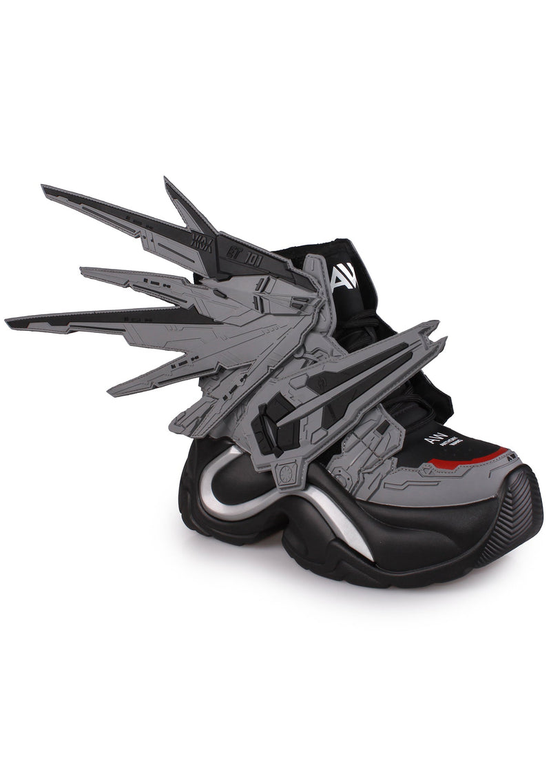 JUPITER 05 Black Knight Grey Platform Sneakers