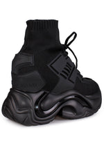 JUPITER 08 Kairo-X Black Platform Sneakers