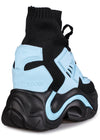 JUPITER 08 Neko Synth Blue Platform Sneakers
