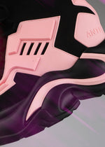 JUPITER 08 Pixel Circuit Pink Platform Sneakers