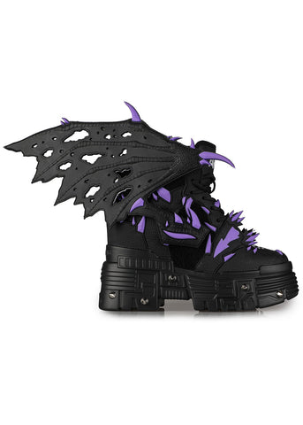 スニーカー The Attico Nomad Sneakers - Violet/Black The Attico Nomad スニーカー | ブラック | FARFETCH JP