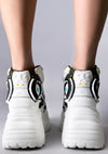 WATERMELON 09 Proto Type White Platform Sneakers