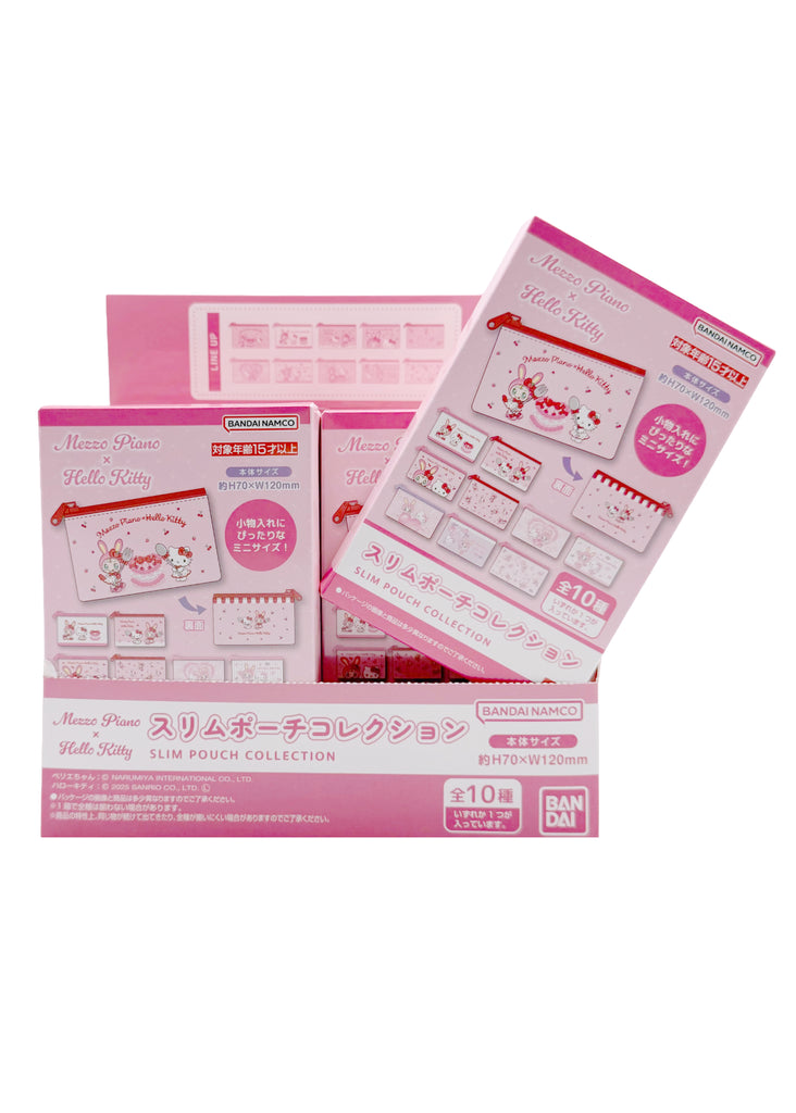 Bandai Mezzo Piano X Hello Kitty Mini Pouch 10PC Blind Box| LASR