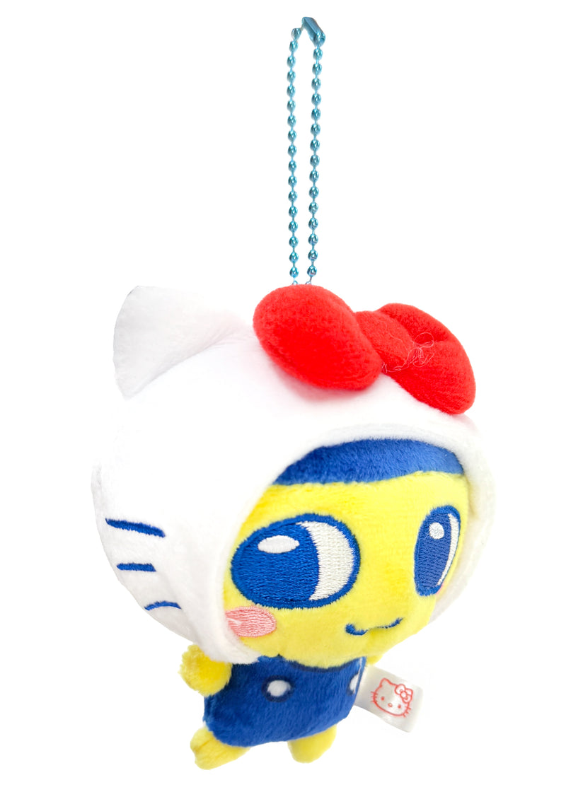 Tamagotchi X Sanrio Mamekichi Hello Kitty Cosplay Plush Mascot Keychain