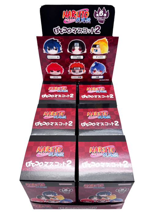 Naruto Shippuden Plush Potekoro Mascot V2 - 6PC Blind Box