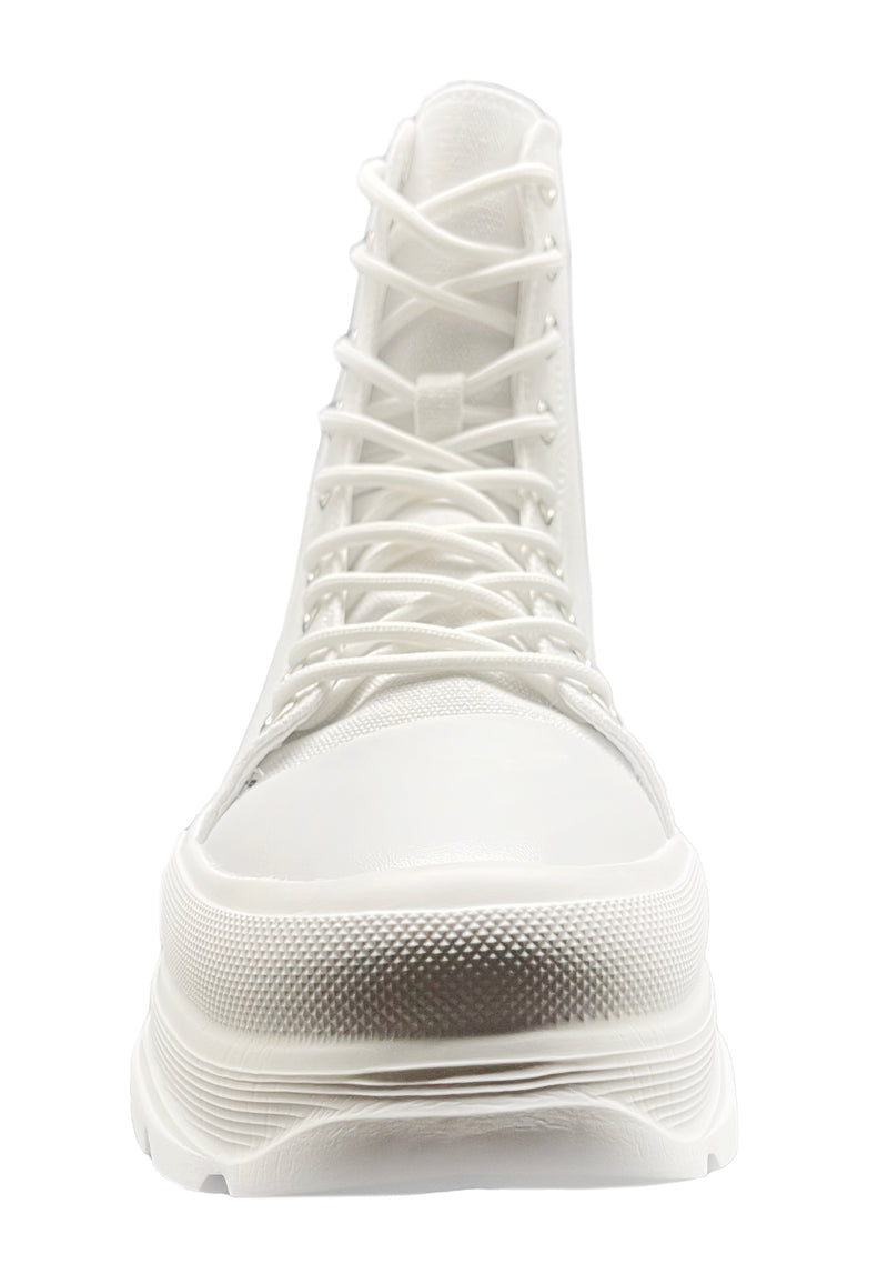 Berness BELLE The White Room White Platform Sneakers