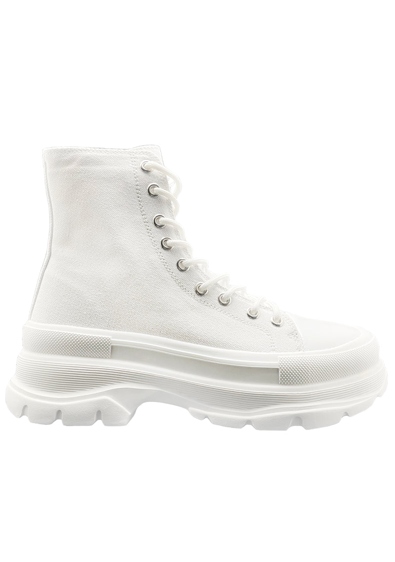 Berness BELLE The White Room White Platform Sneakers