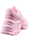 Berness BLAIR Bubblegum Bass Pink Platform Sneakers