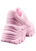 Berness BLAIR Bubblegum Bass Pink Platform Sneakers