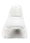 BLAIR Pure White Platform Sneakers