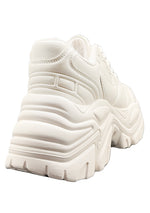 BLAIR Sandstorm Ivory Platform Sneakers