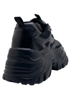 BLAIR 06 Pitch Black Platform Sneakers