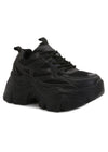 BLAIR 06 Pitch Black Platform Sneakers