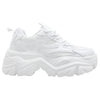 BLAIR 06 White Beam White Platform Sneakers