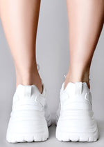 LEGACY Electro Evolution White Platform Sneakers