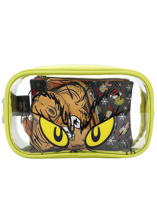 Dr Seuss The Grinch Travel Cosmetic Bags Set of 3