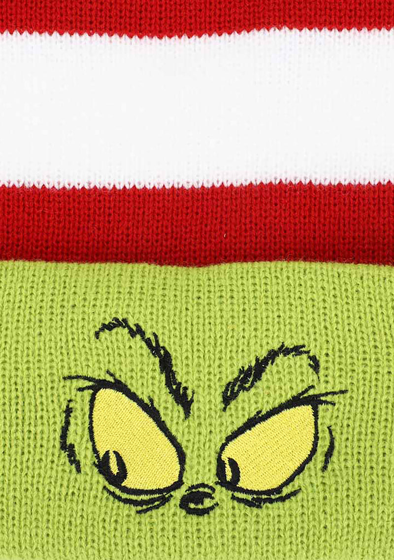 The Grinch Red Stripe Christmas Hat