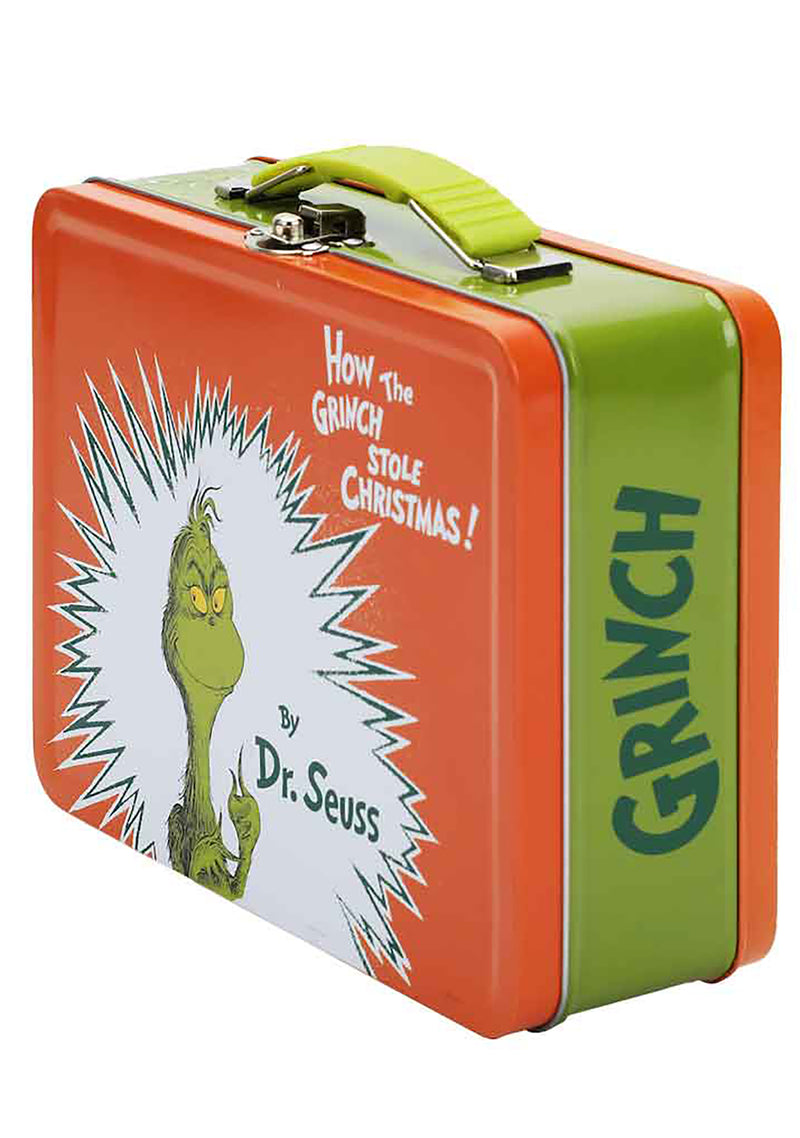 Dr Seuss The Santa Grinch Tin Tote 6PC Sock Gift Set