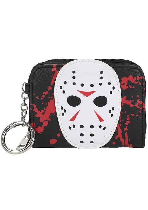 Friday The 13th Jason Mini Zip Around Wallet